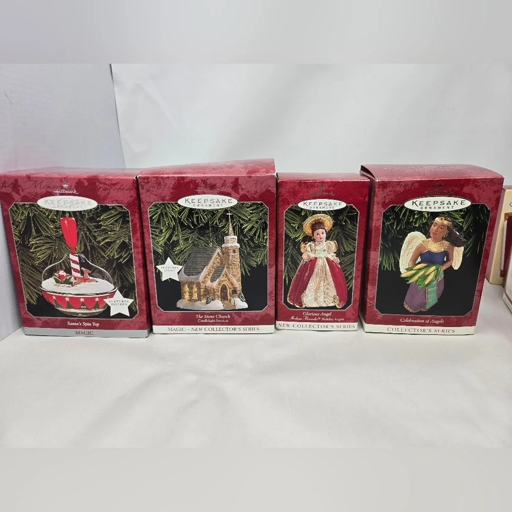 Hallmark Keepsake Christmas Ornaments Quantity 26 All Different Sizes Santa Bear